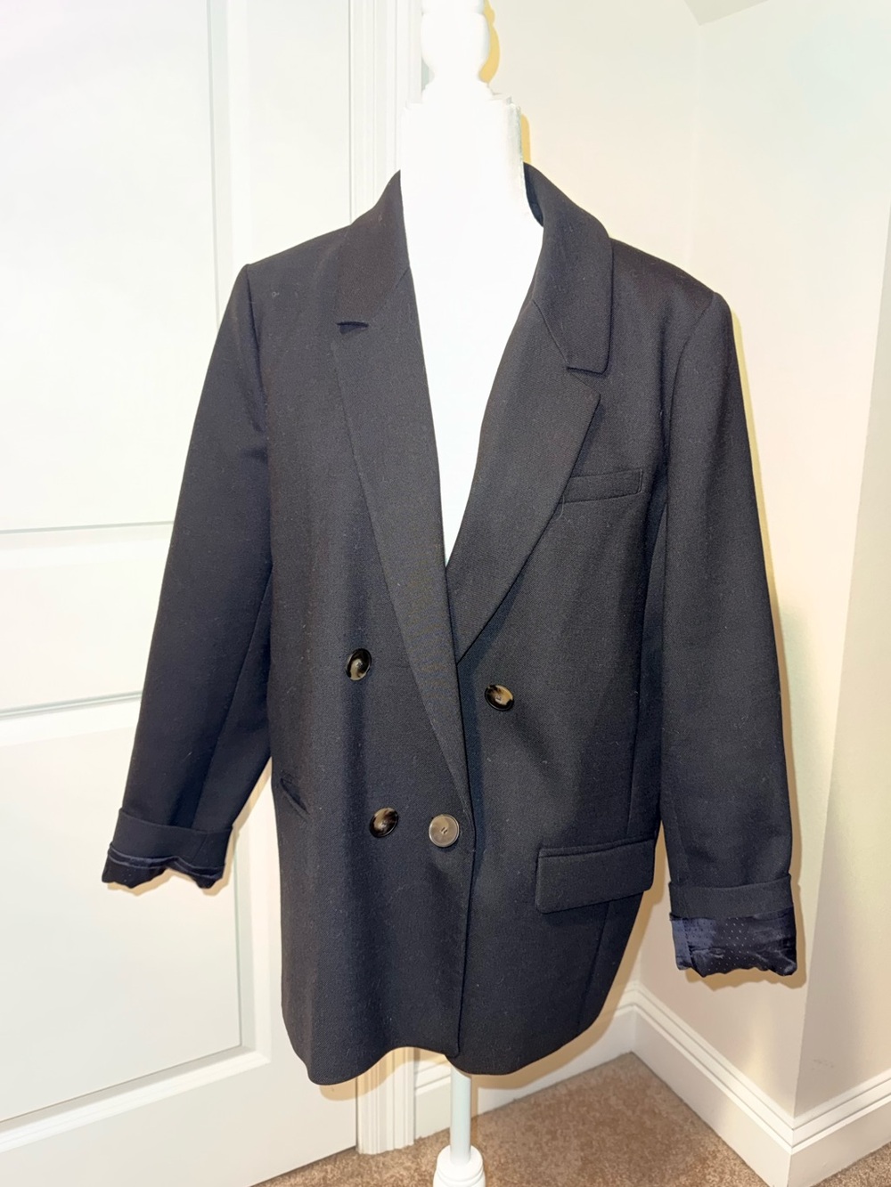 Sézane Christie Blazer in Black Size 14 Jacket - Picture 7 of 13